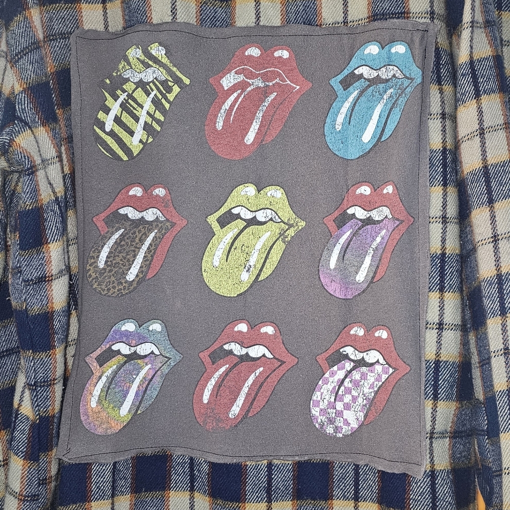 Large Flannel Shirt - Rolling Stones